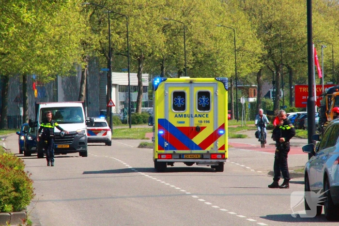 Traumahelikopter landt voor medische noodsituatie