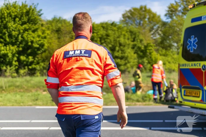 Motorrijder zwaargewond bij ongeval
