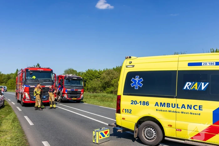 Motorrijder zwaargewond bij ongeval