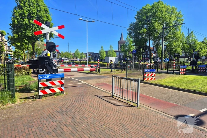 Spoorwegovergangen dicht door storing