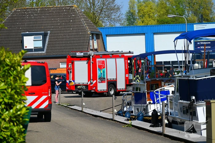 Brand in plezier boot snel onder controle