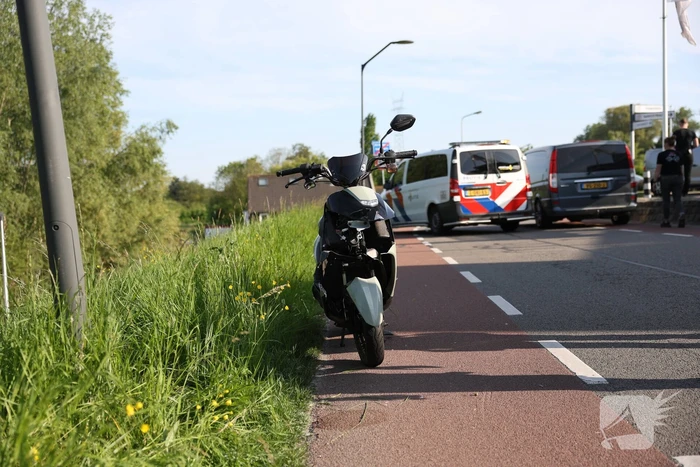 Ttraumateam ingezet voor zwaargewonde scooterrijder