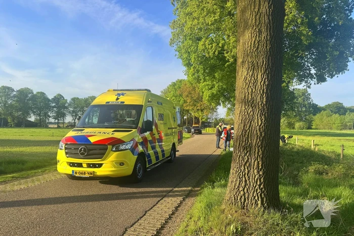 Bestuurder crossmotor botst tegen boom en overlijd