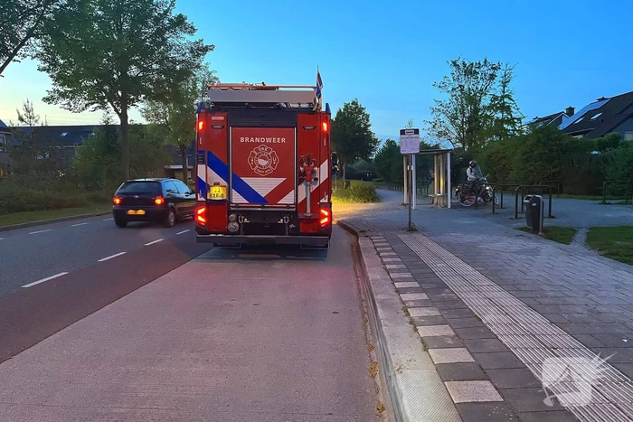 Brandweer ingezet voor brandend blikje