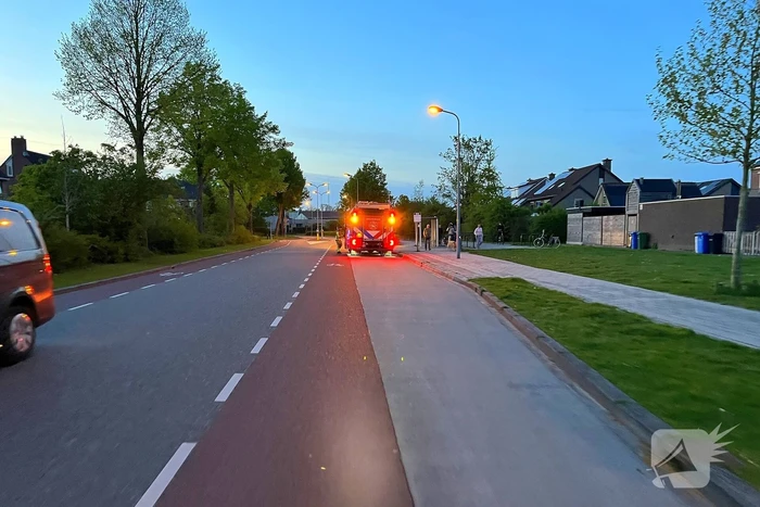 Brandweer ingezet voor brandend blikje