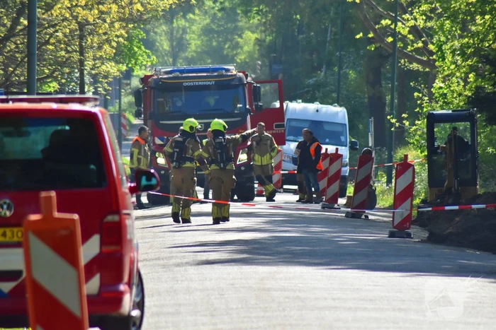 Gaslekkage leidt tot afsluiting van straat