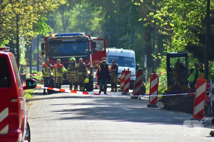 Gaslekkage leidt tot afsluiting van straat