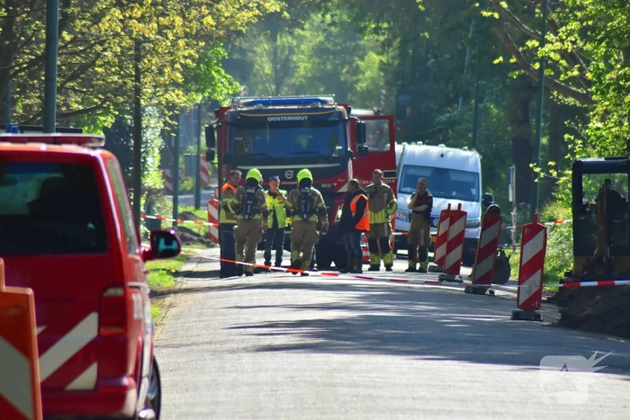 Gaslekkage leidt tot afsluiting van straat