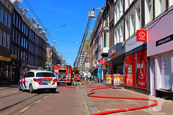 Bluswerkzaamheden na brand op dak