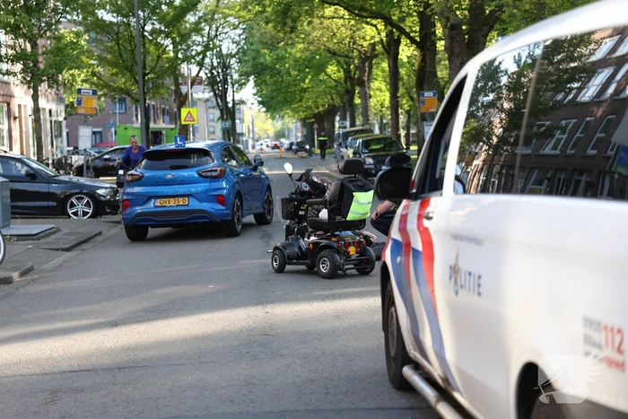 Fatbiker laat gewonde scootmobieler op straat liggen