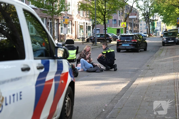 Fatbiker laat gewonde scootmobieler op straat liggen