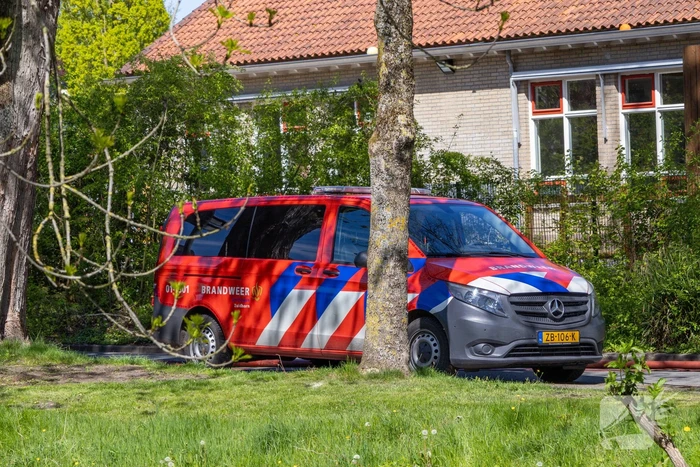Brandweer redt cavia's uit brandende woning
