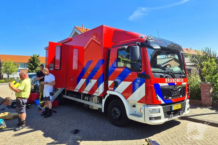 Schuur volledig verwoest door brand
