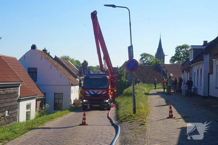 Brandweer ingezet voor brand in woning
