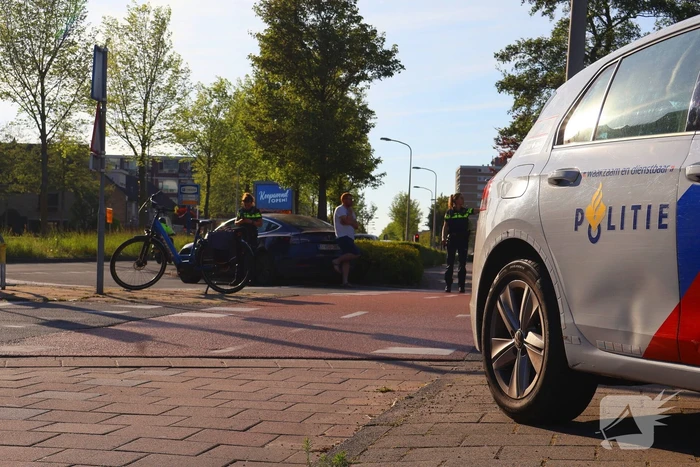 Fietser gewond bij aanrijding met auto