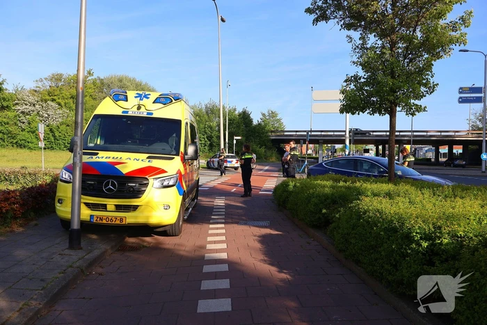 Fietser gewond bij aanrijding met auto