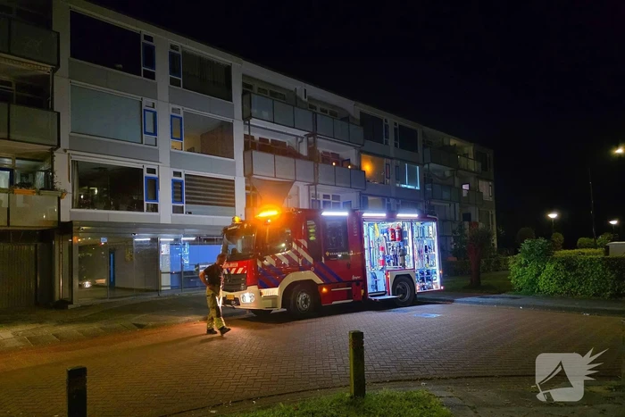 Politie stelt sporen veilig na melding woningbrand
