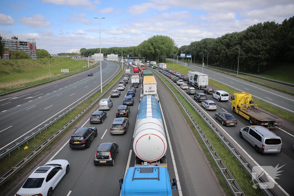 Rijksweg A16 112 meldingen Rotterdam 