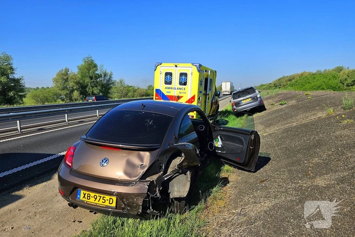 Voertuig geborgen na ongeval