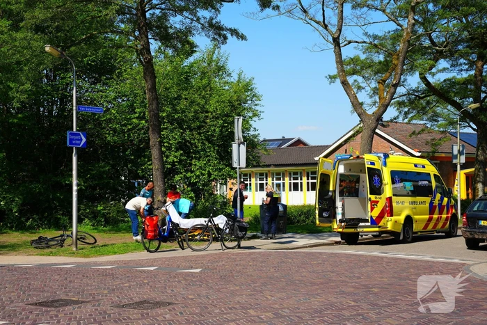 Fietser aangereden door scooterrijder