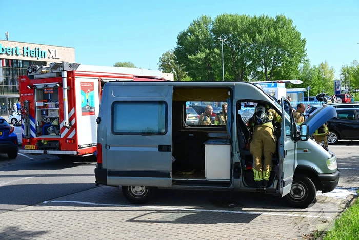 DHL-medewerker voorkomt erger bij brand