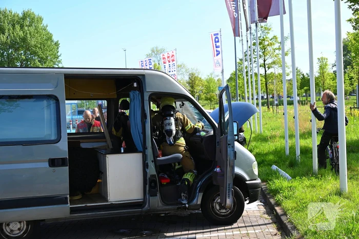 DHL-medewerker voorkomt erger bij brand