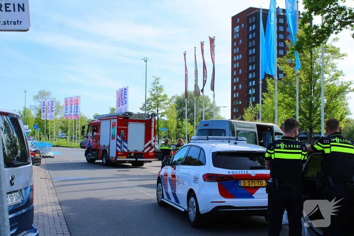 DHL-medewerker voorkomt erger bij brand
