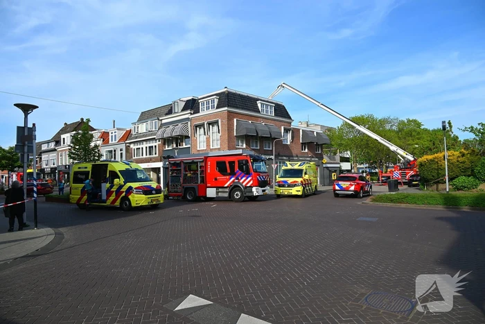Veel rookontwikkeling bij brand in appartementen boven winkels
