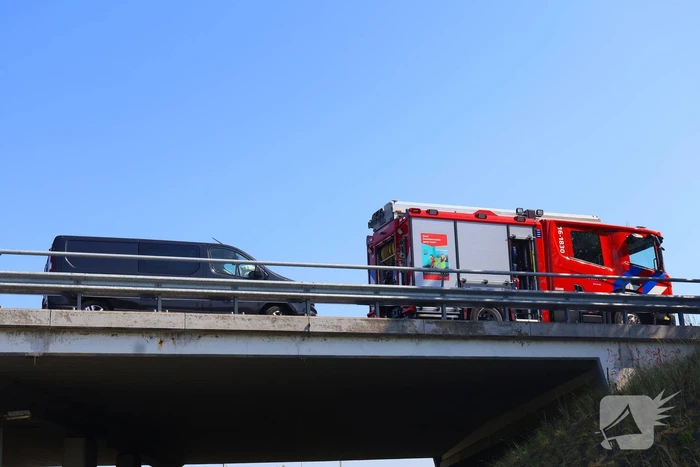 Ongeval met drie voertuigen