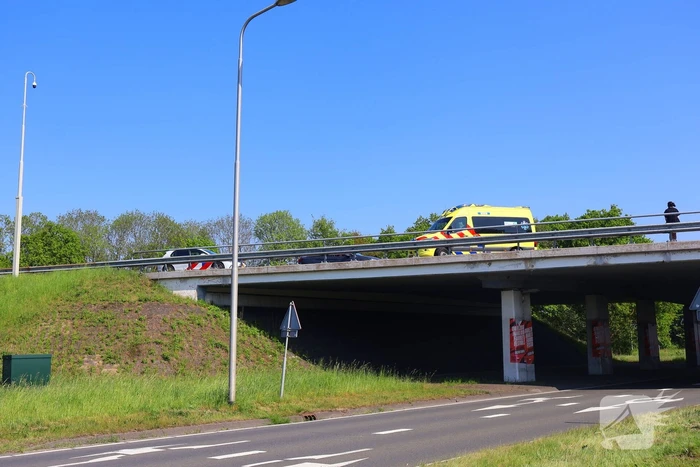Ongeval met drie voertuigen
