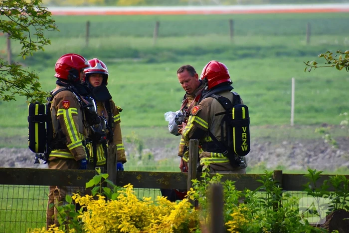 Grote brand verwoest schuur