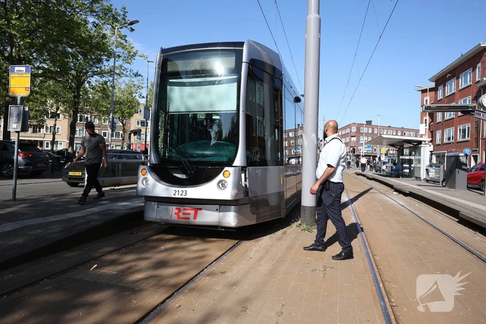Verstoringen in tramverkeer door aanrijding