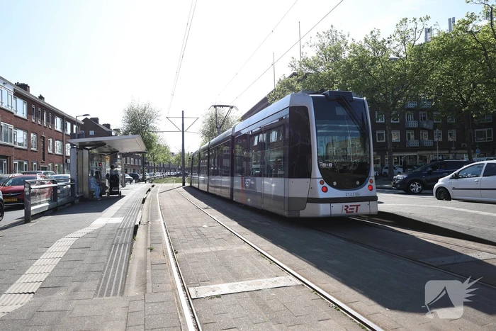 Verstoringen in tramverkeer door aanrijding