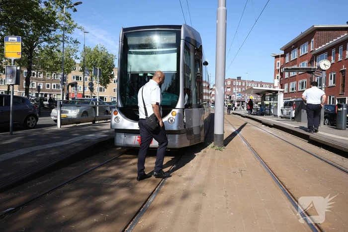 Verstoringen in tramverkeer door aanrijding