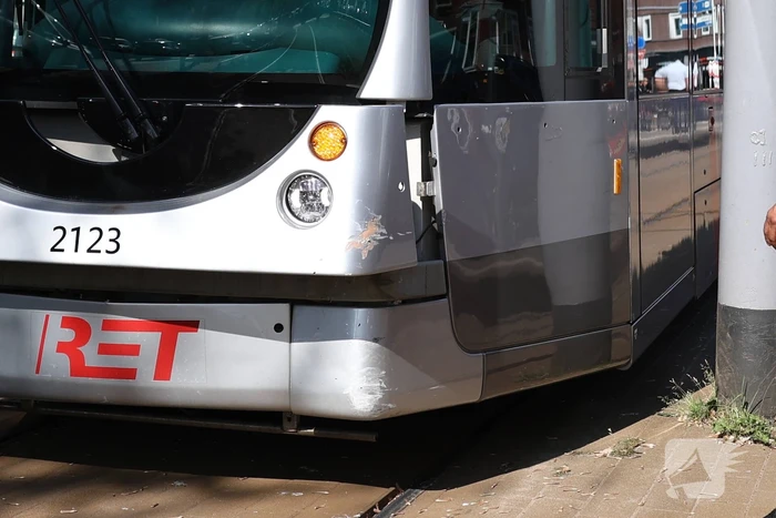 Verstoringen in tramverkeer door aanrijding