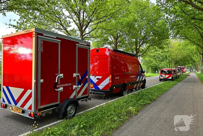 Grote brandweer inzet bij natuurbrand