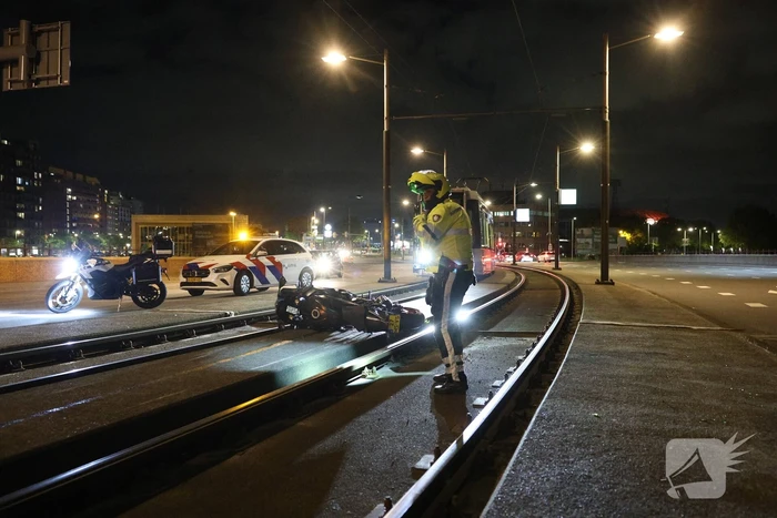 Motorrijder gewond bij eenzijdig ongeval
