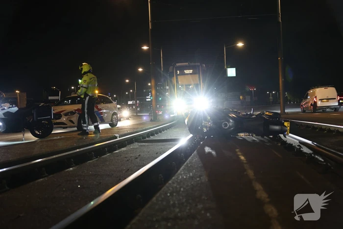 Motorrijder gewond bij eenzijdig ongeval