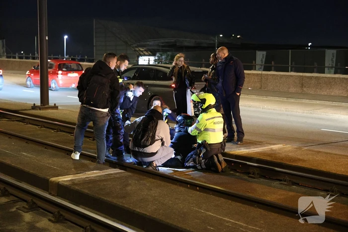 Motorrijder gewond bij eenzijdig ongeval