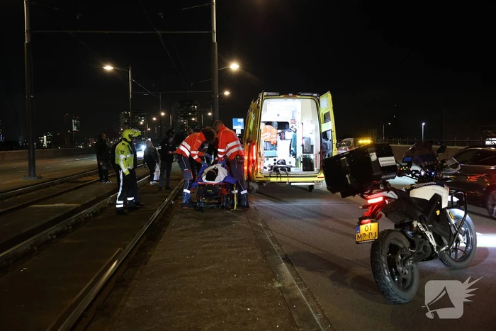 Motorrijder gewond bij eenzijdig ongeval