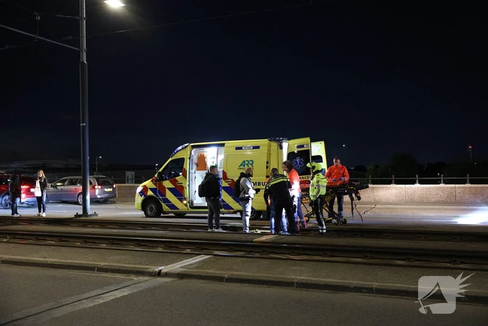 Motorrijder gewond bij eenzijdig ongeval