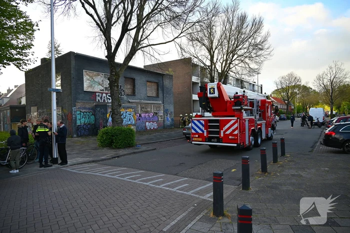 Rookontwikkeling bij brand in slooppand