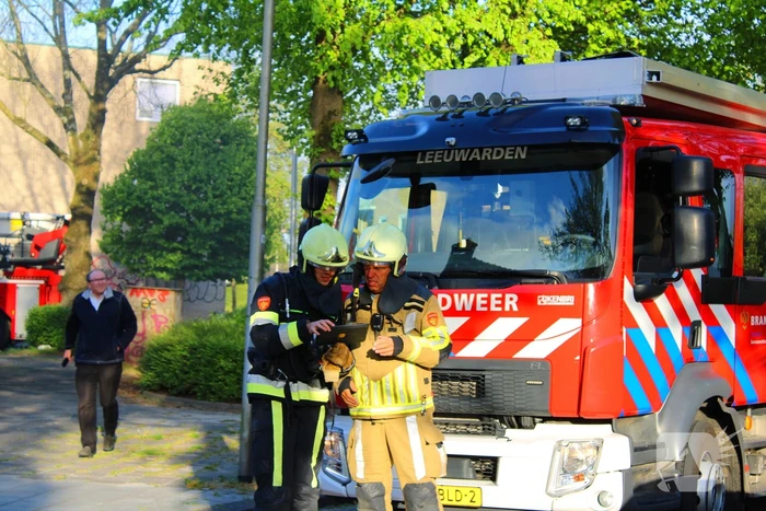 Rookontwikkeling bij brand in slooppand