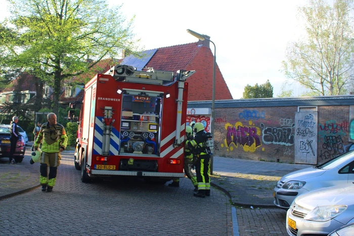 Rookontwikkeling bij brand in slooppand