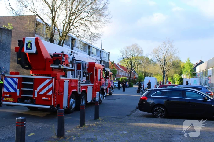 Rookontwikkeling bij brand in slooppand