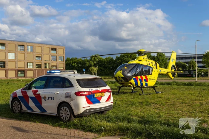 Grote inzet hulpdiensten na val van trap