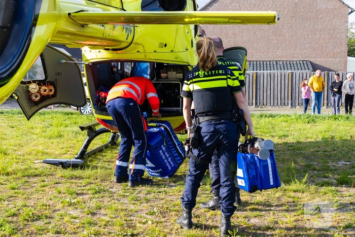 Grote inzet hulpdiensten na val van trap