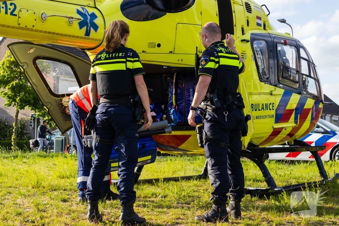 Grote inzet hulpdiensten na val van trap