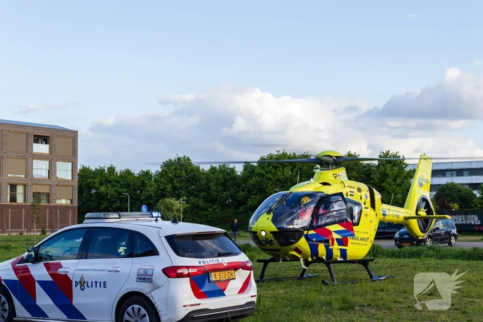 Grote inzet hulpdiensten na val van trap