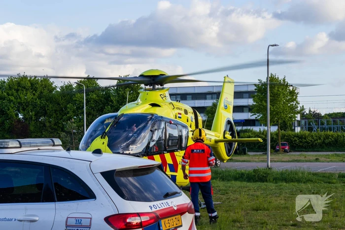 Grote inzet hulpdiensten na val van trap
